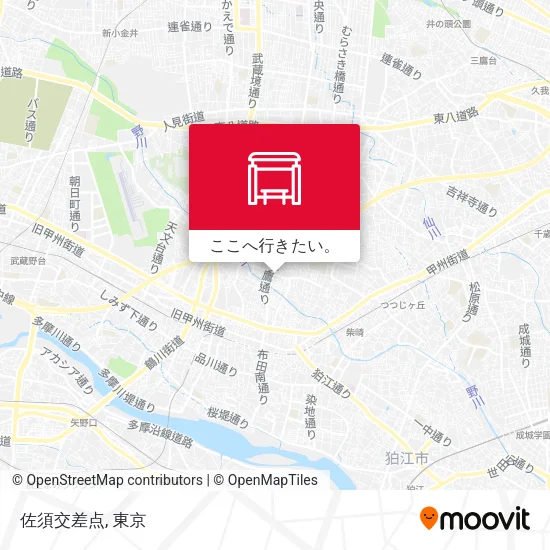 佐須交差点地図