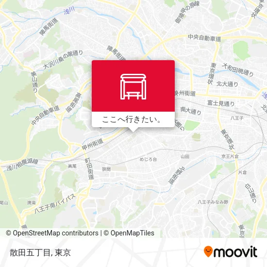 散田五丁目地図