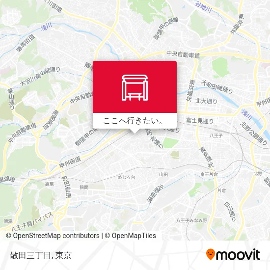 散田三丁目地図
