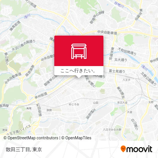 散田三丁目地図
