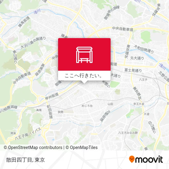 散田四丁目地図