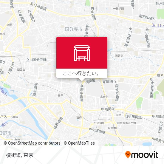 横街道地図