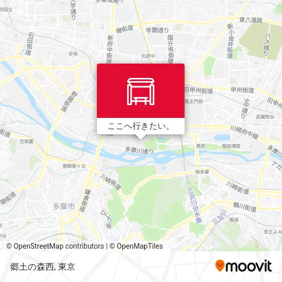 郷土の森西地図