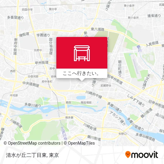 清水が丘二丁目東地図