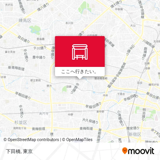下田橋地図
