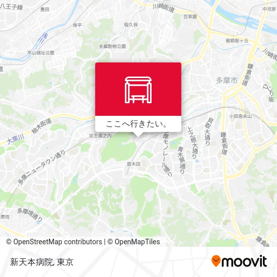 新天本病院地図