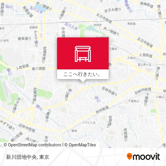 新川団地中央地図