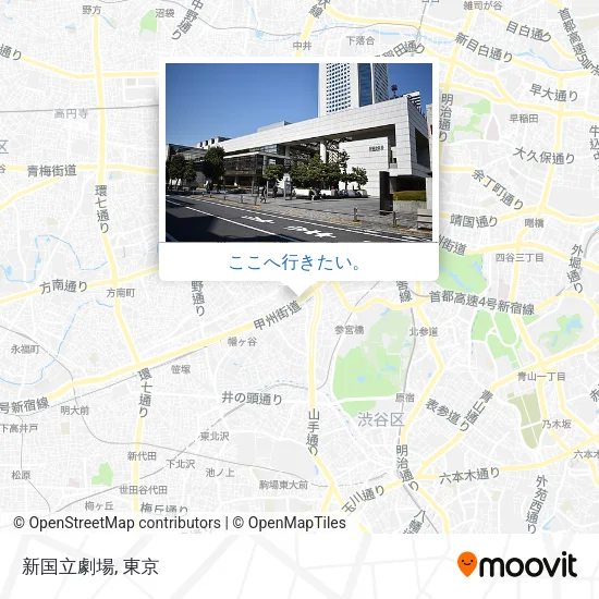 新国立劇場地図