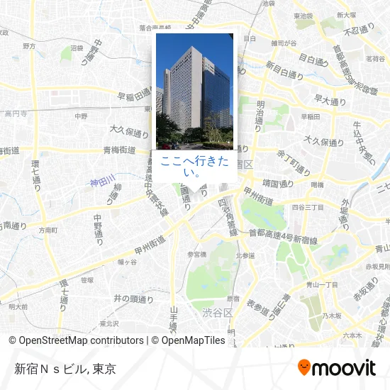 新宿Ｎｓビル地図
