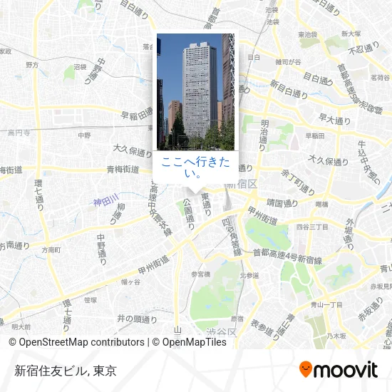 新宿住友ビル地図