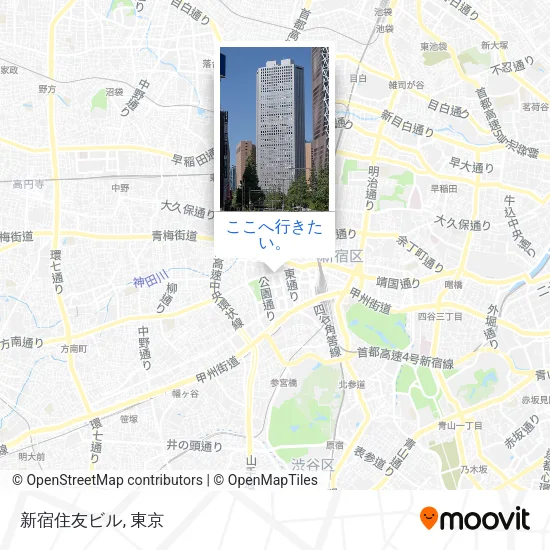 新宿住友ビル地図