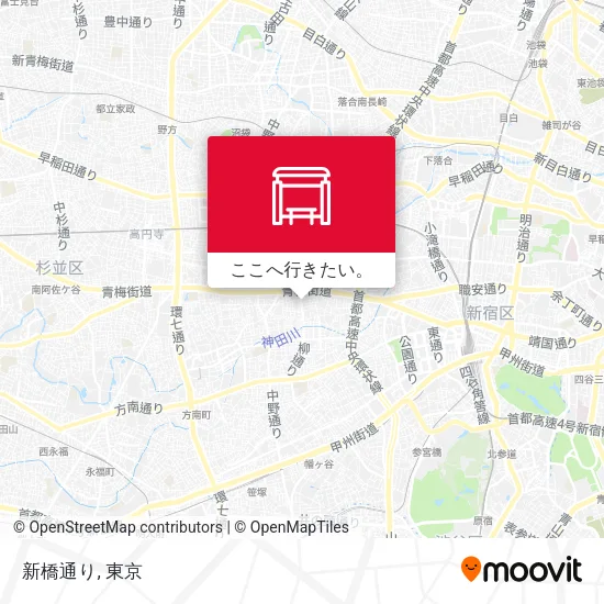 新橋通り地図