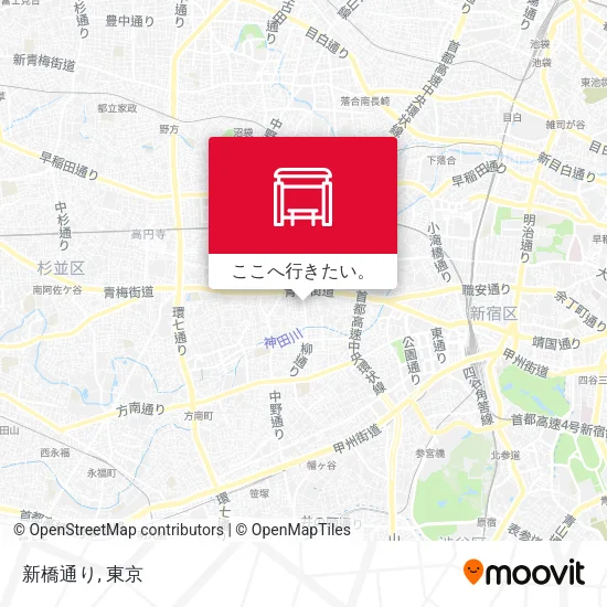 新橋通り地図