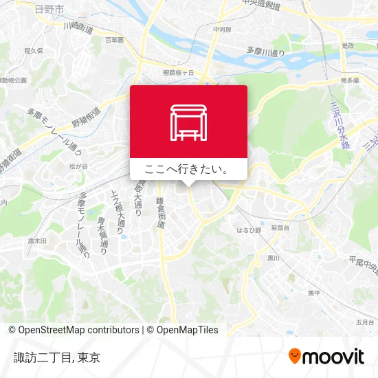 諏訪二丁目地図