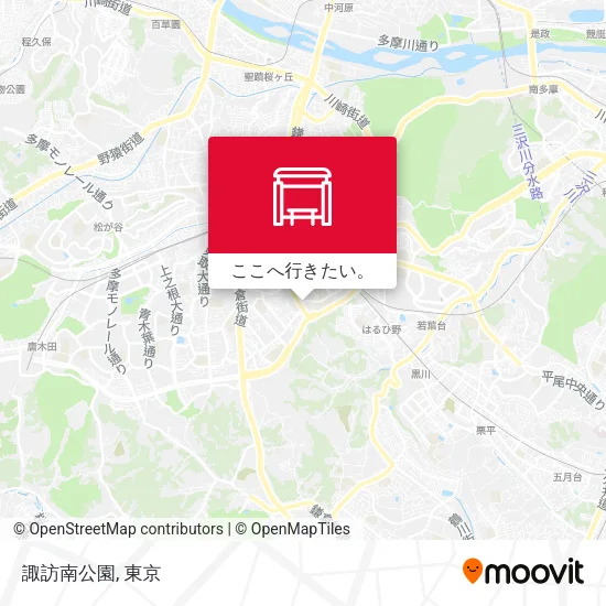 諏訪南公園地図