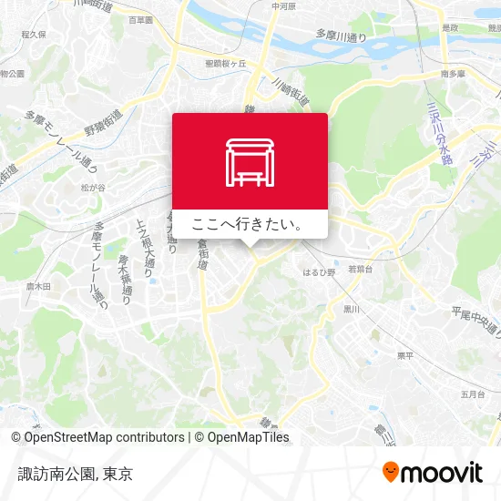 諏訪南公園地図