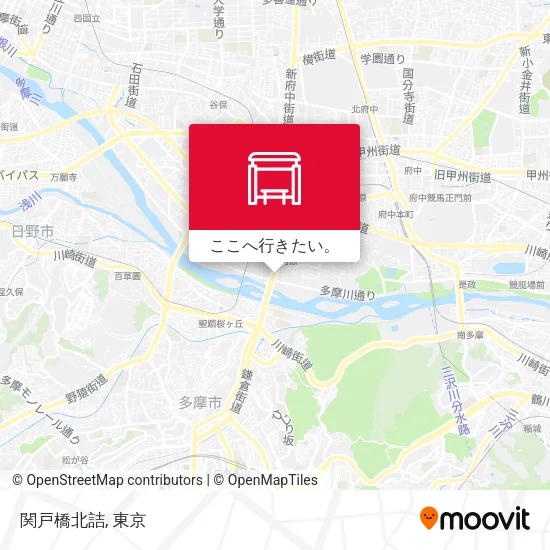 関戸橋北詰地図