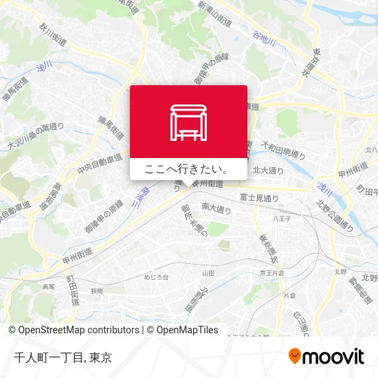 千人町一丁目地図