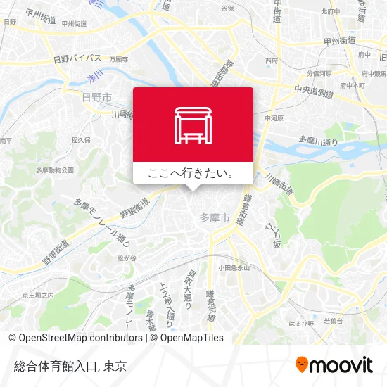 総合体育館入口地図