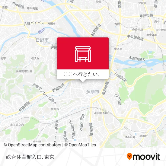 総合体育館入口地図