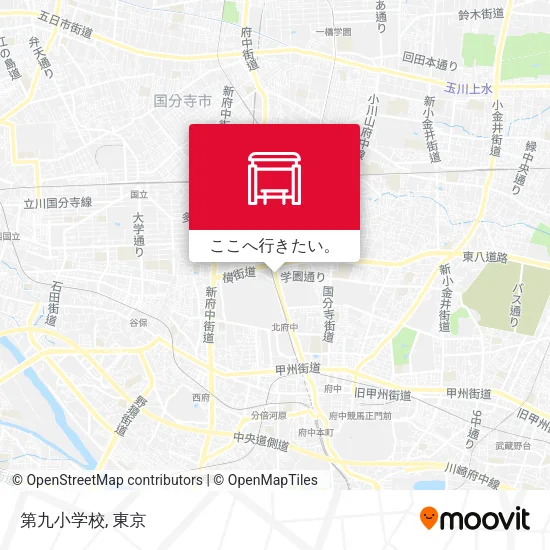 第九小学校地図