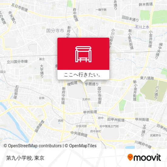 第九小学校地図
