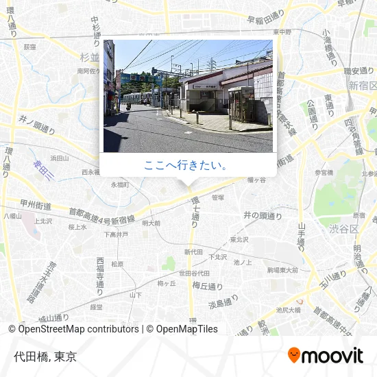 代田橋地図