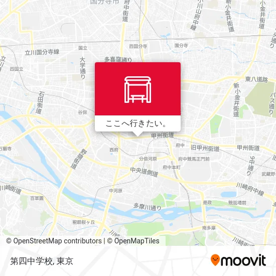 第四中学校地図