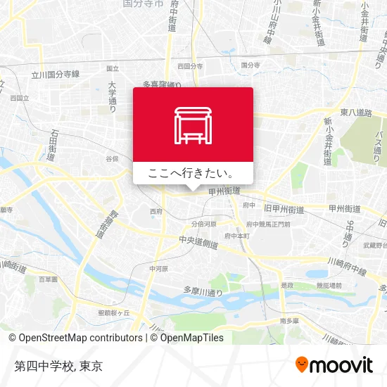 第四中学校地図