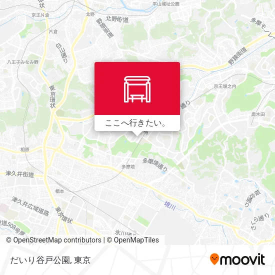 だいり谷戸公園地図