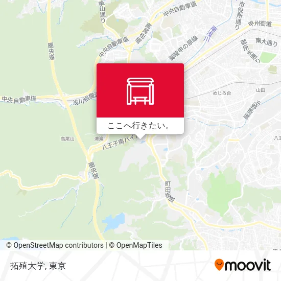 拓殖大学地図