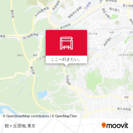 館ヶ丘団地地図