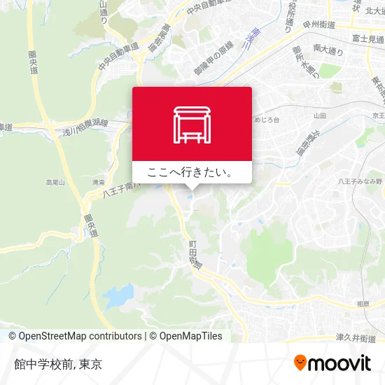 館中学校前地図