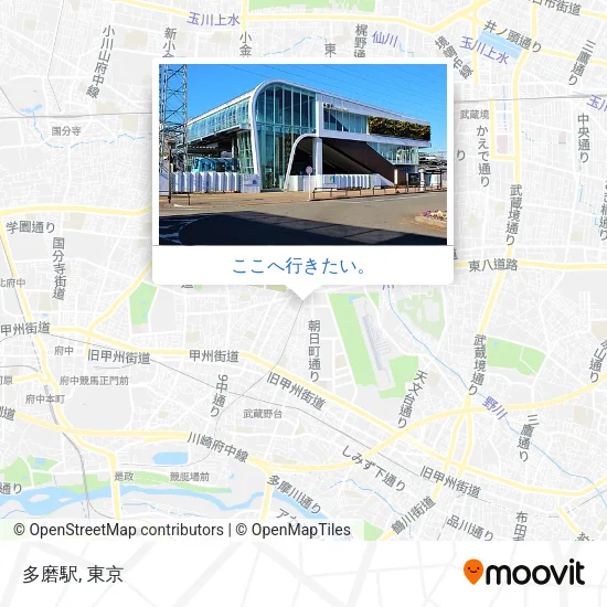 多磨駅地図