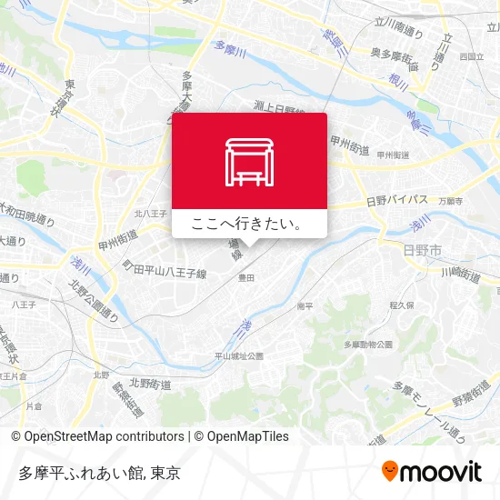 多摩平ふれあい館地図