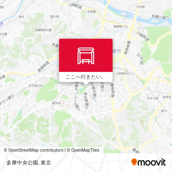 多摩中央公園地図