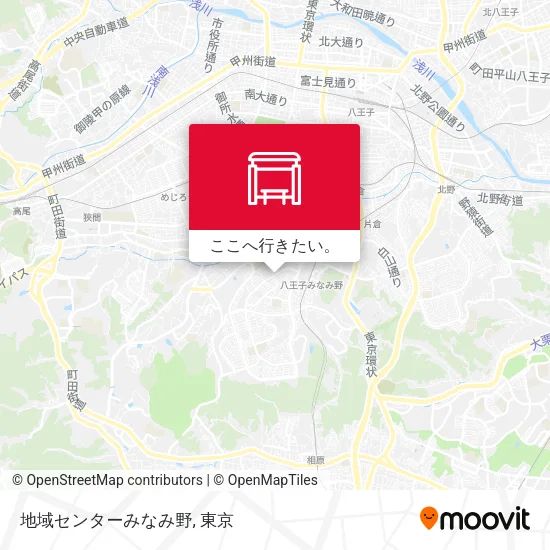 地域センターみなみ野地図