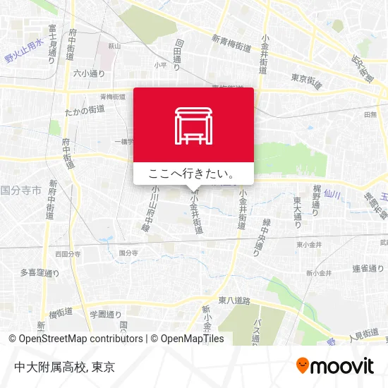 中大附属高校地図