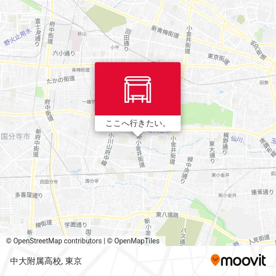 中大附属高校地図