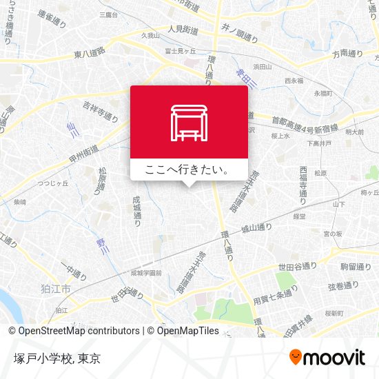 塚戸小学校地図