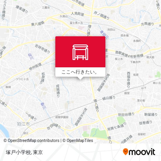 塚戸小学校地図