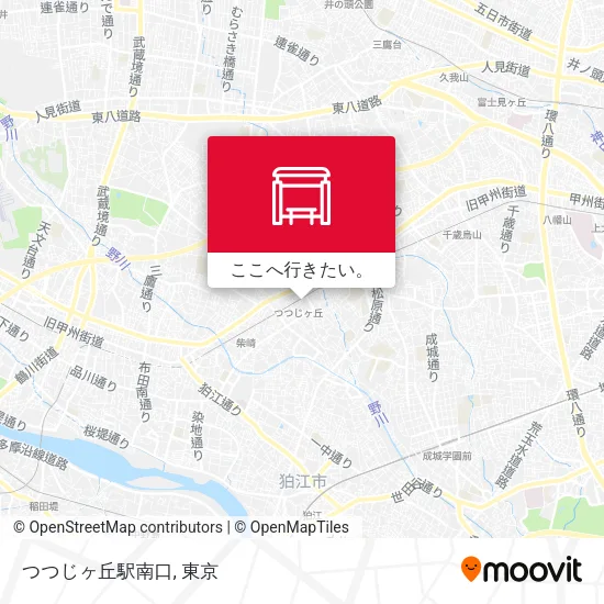 つつじヶ丘駅南口地図