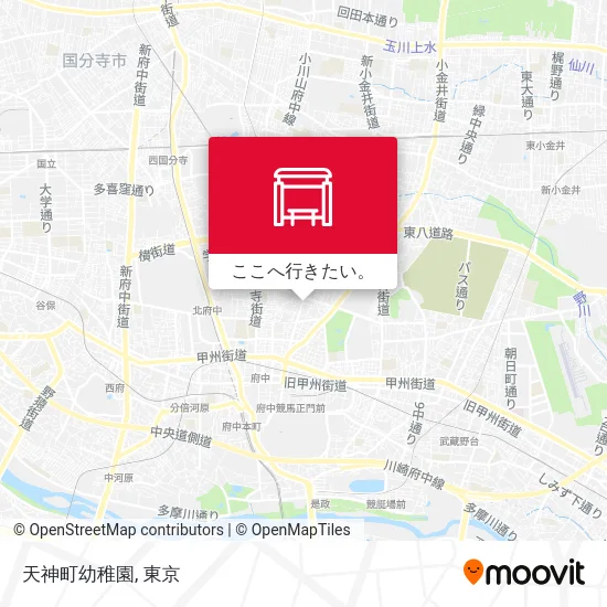 天神町幼稚園地図