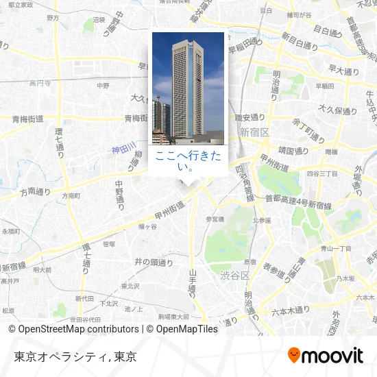 東京オペラシティ地図