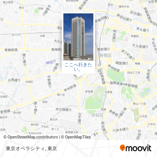東京オペラシティ地図