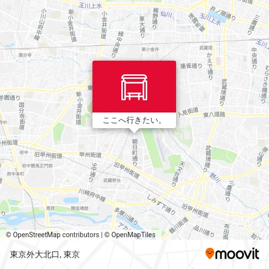 東京外大北口地図