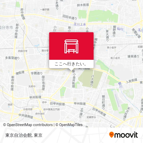 東京自治会館地図