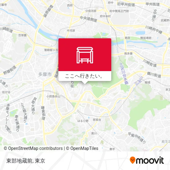 東部地蔵前地図