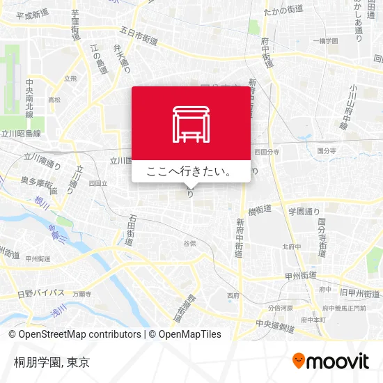 桐朋学園地図