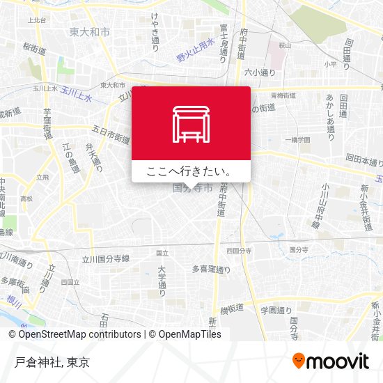 戸倉神社地図